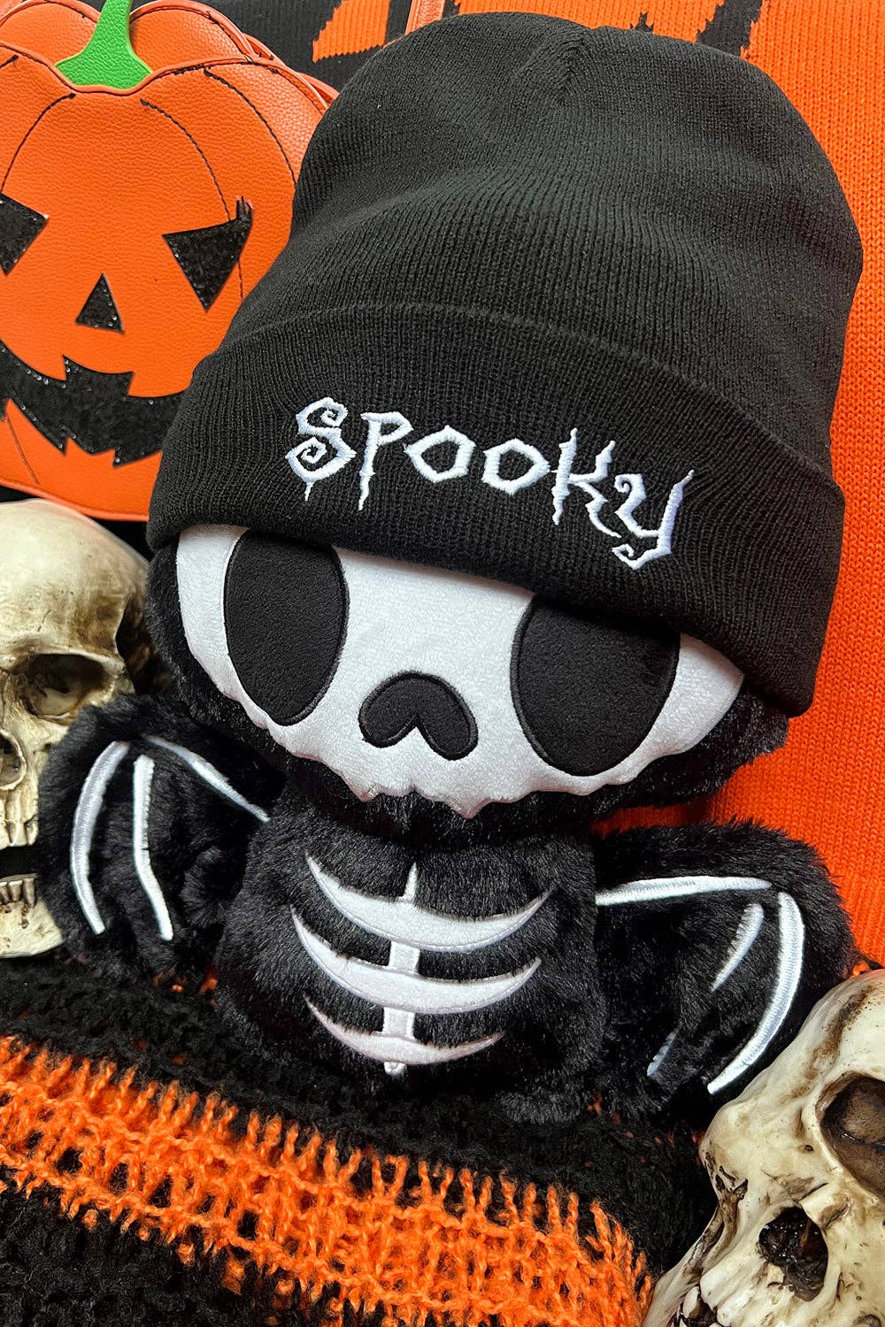 Bony Bat Skeleton Plush Toy Stuffed Animals - Gothic & Alternative Gift - Haunted