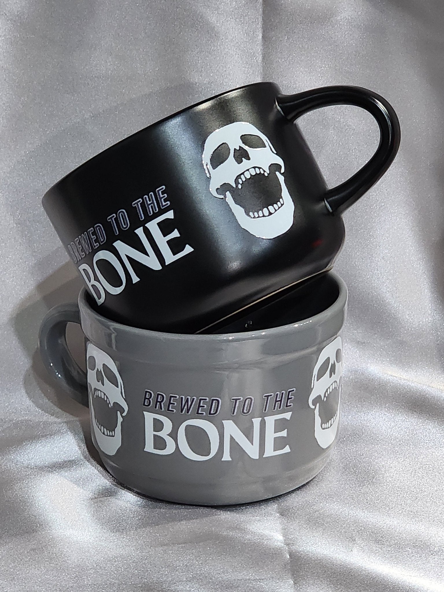 Brewed to the Bone Coffee Mug Drinkware - Gothic & Alternative Gift - Haunted