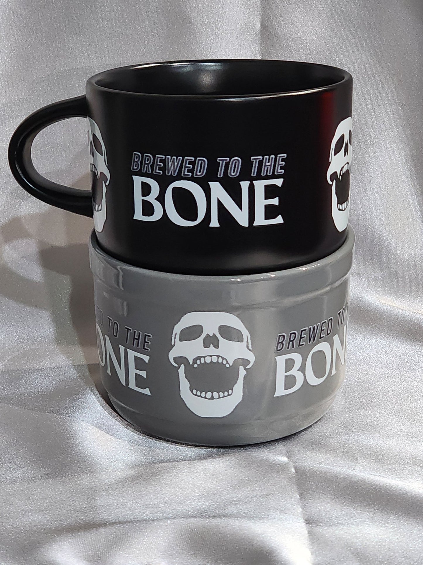 Brewed to the Bone Coffee Mug Drinkware - Gothic & Alternative Gift - Haunted