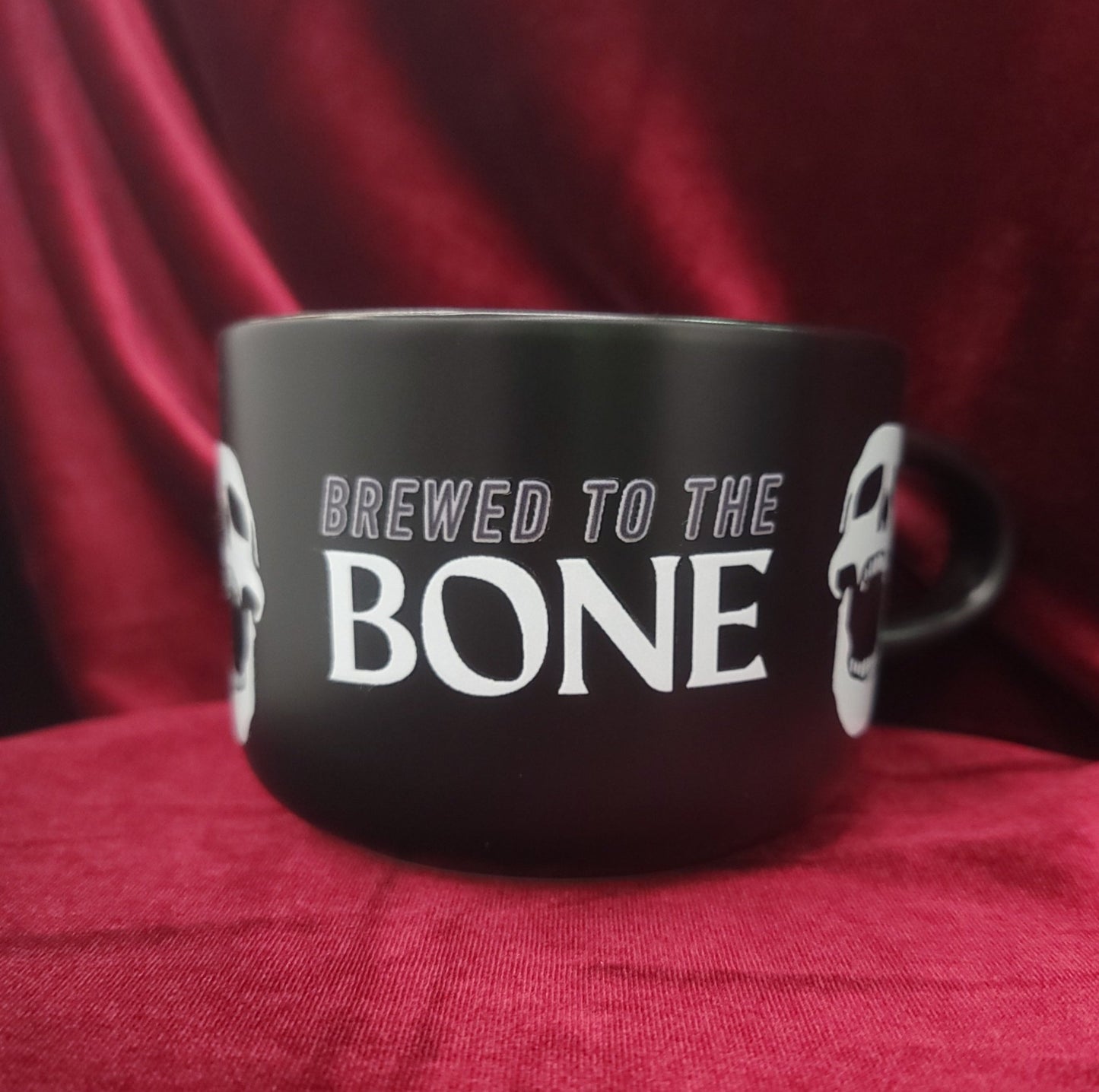 Brewed to the Bone Coffee Mug Drinkware - Gothic & Alternative Gift - Haunted