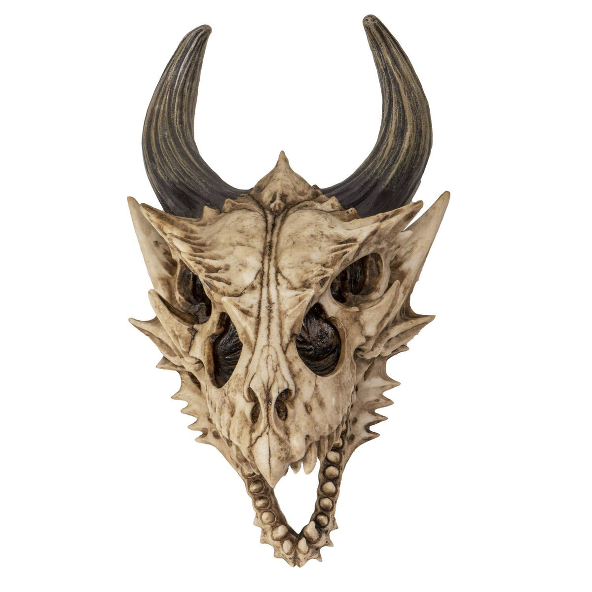 Wall-Mountable Dragon Skull – Cold Cast Resin Gothic Decor