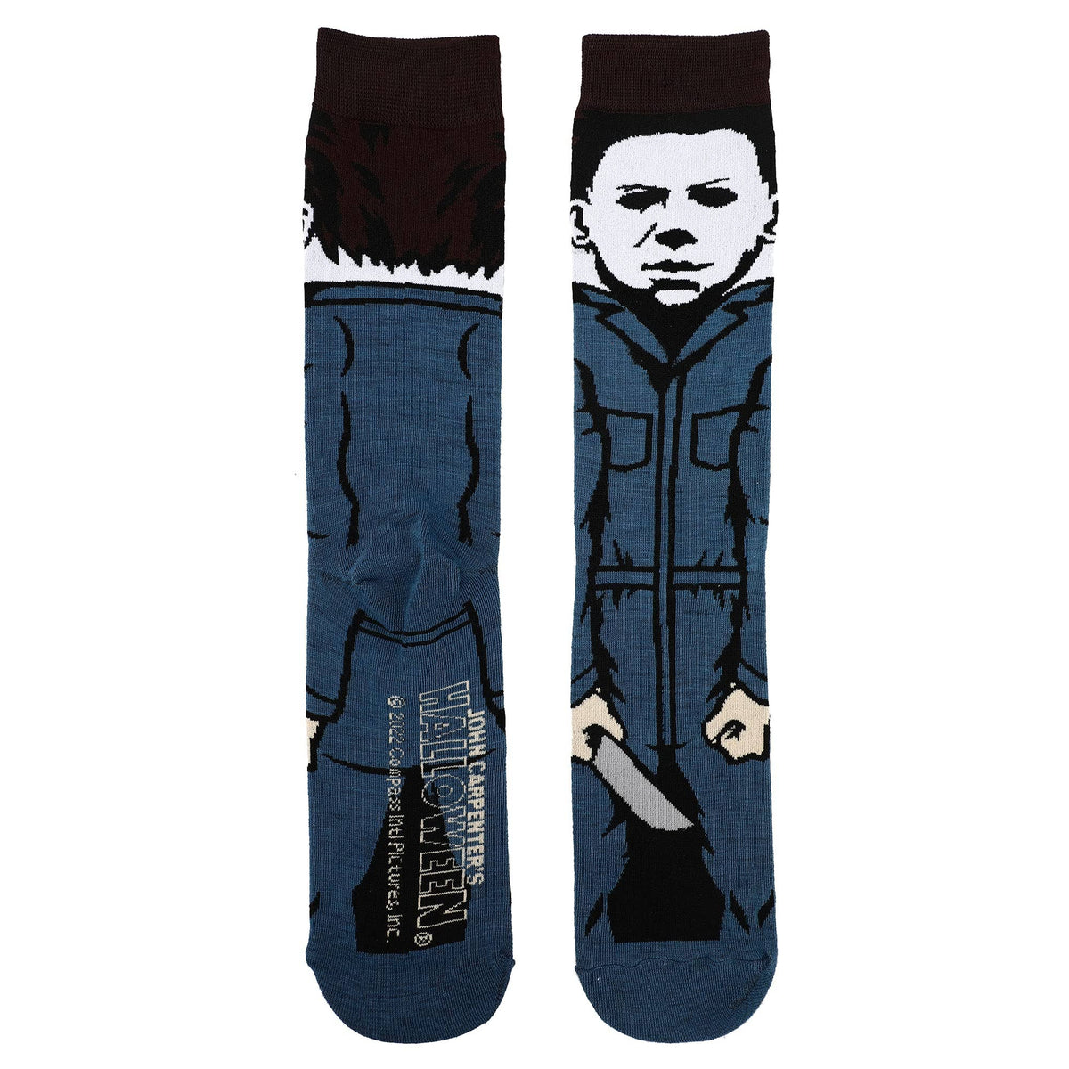 Halloween Michael Myers 360 Character Men's Casual Crew Socks
