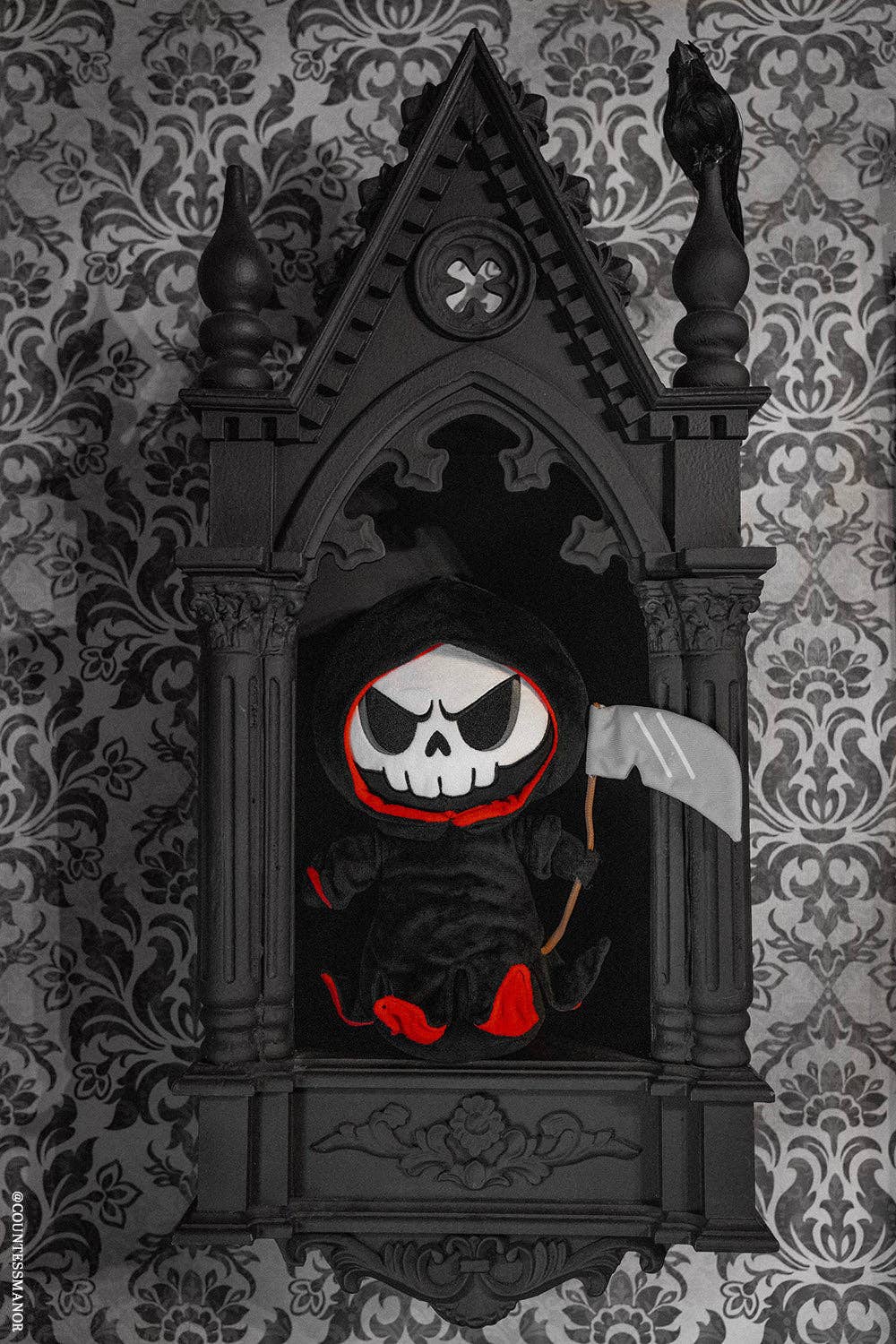 Grim Reaper Creeper Plush Toy Holiday Creepmas Gothmas Christmas Spooky Gift