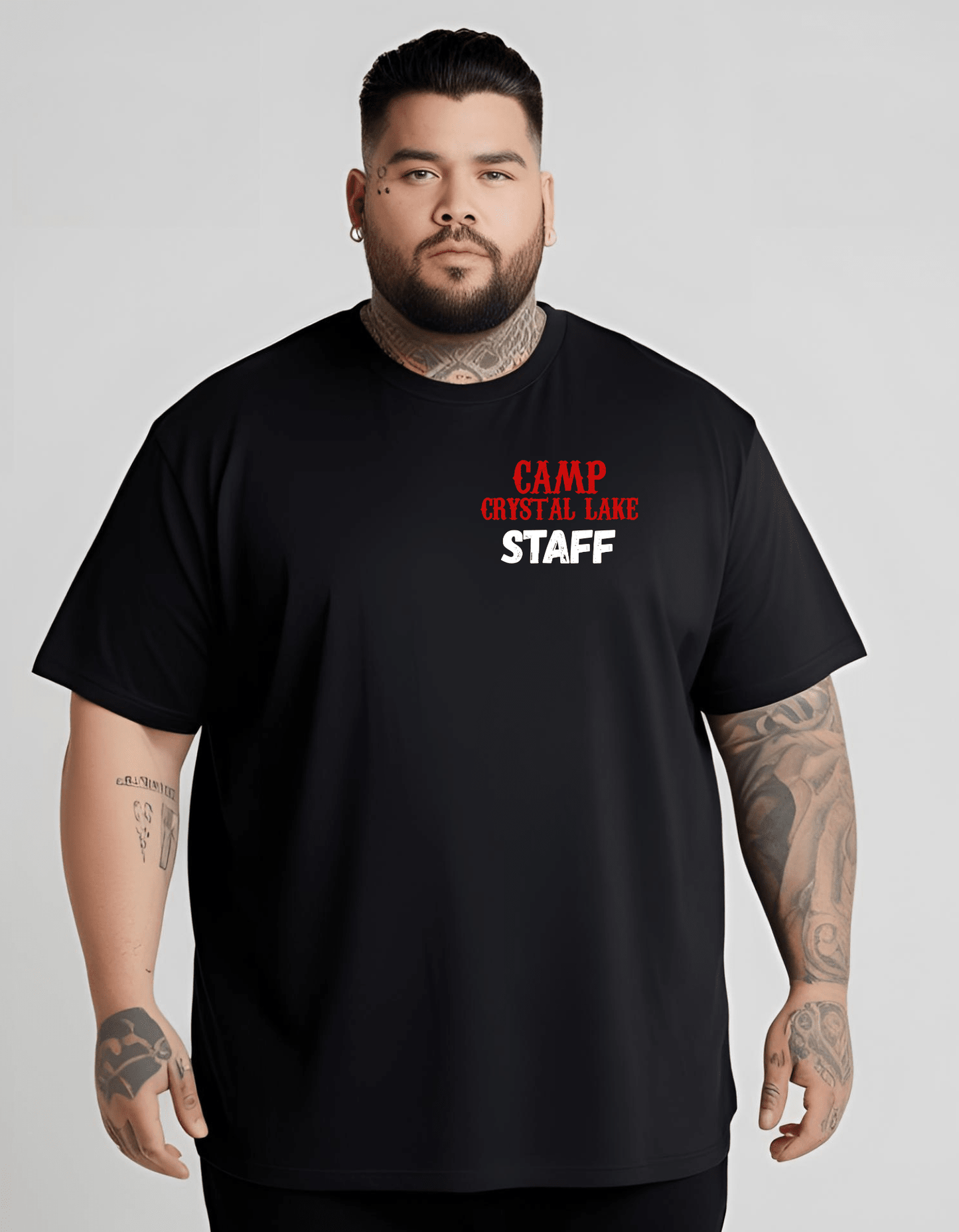 CAMP CRYSTAL LAKE Staff Jason Horror Movie Unisex Graphic Cotton T Shirt Clothing - Gothic & Alternative Gift - Haunted