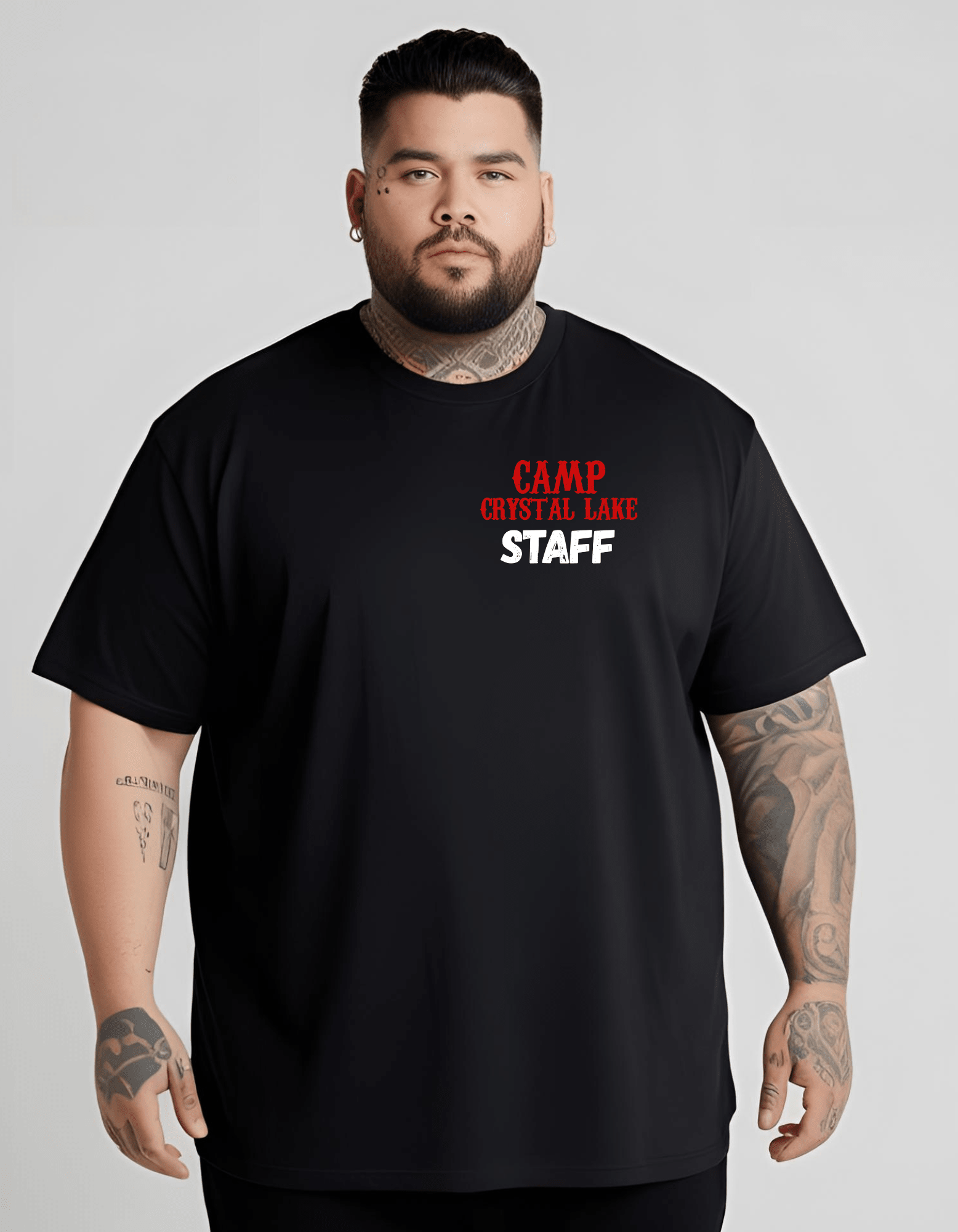 CAMP CRYSTAL LAKE Staff Jason Horror Movie Unisex Graphic Cotton T Shirt Clothing - Gothic & Alternative Gift - Haunted
