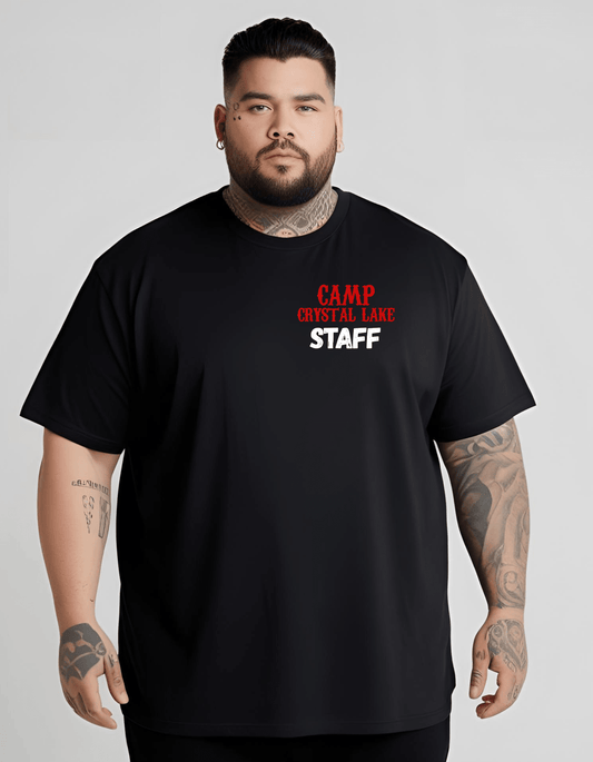 CAMP CRYSTAL LAKE Staff Jason Horror Movie Unisex Graphic Cotton T Shirt Clothing - Gothic & Alternative Gift - Haunted