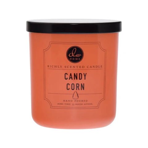 Candy Corn - Medium Glass Candle Candles - Gothic & Alternative Gift - Haunted