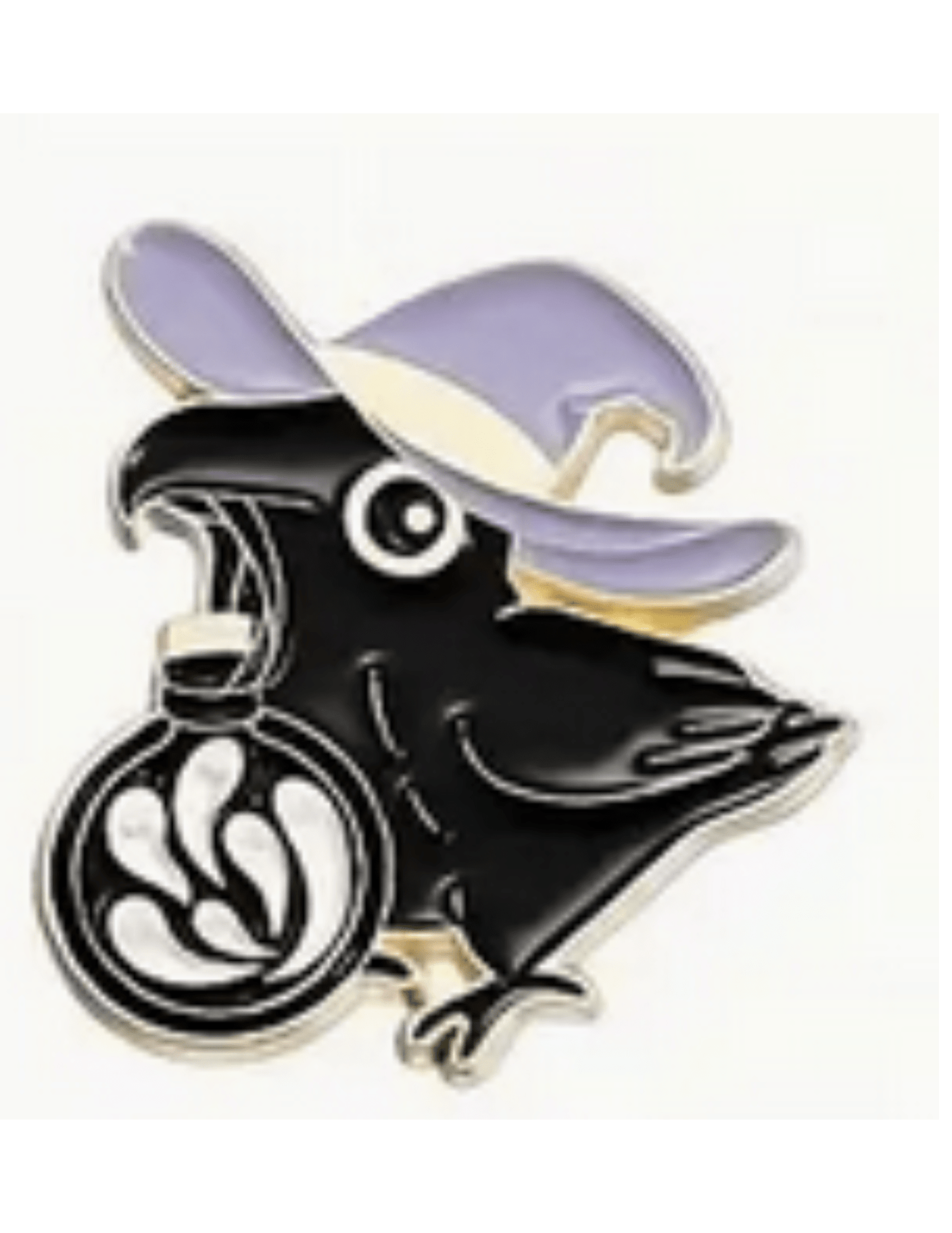 Cartoon Gothic Crow Enamel Pin Raven Accessories - Gothic & Alternative Gift - Haunted