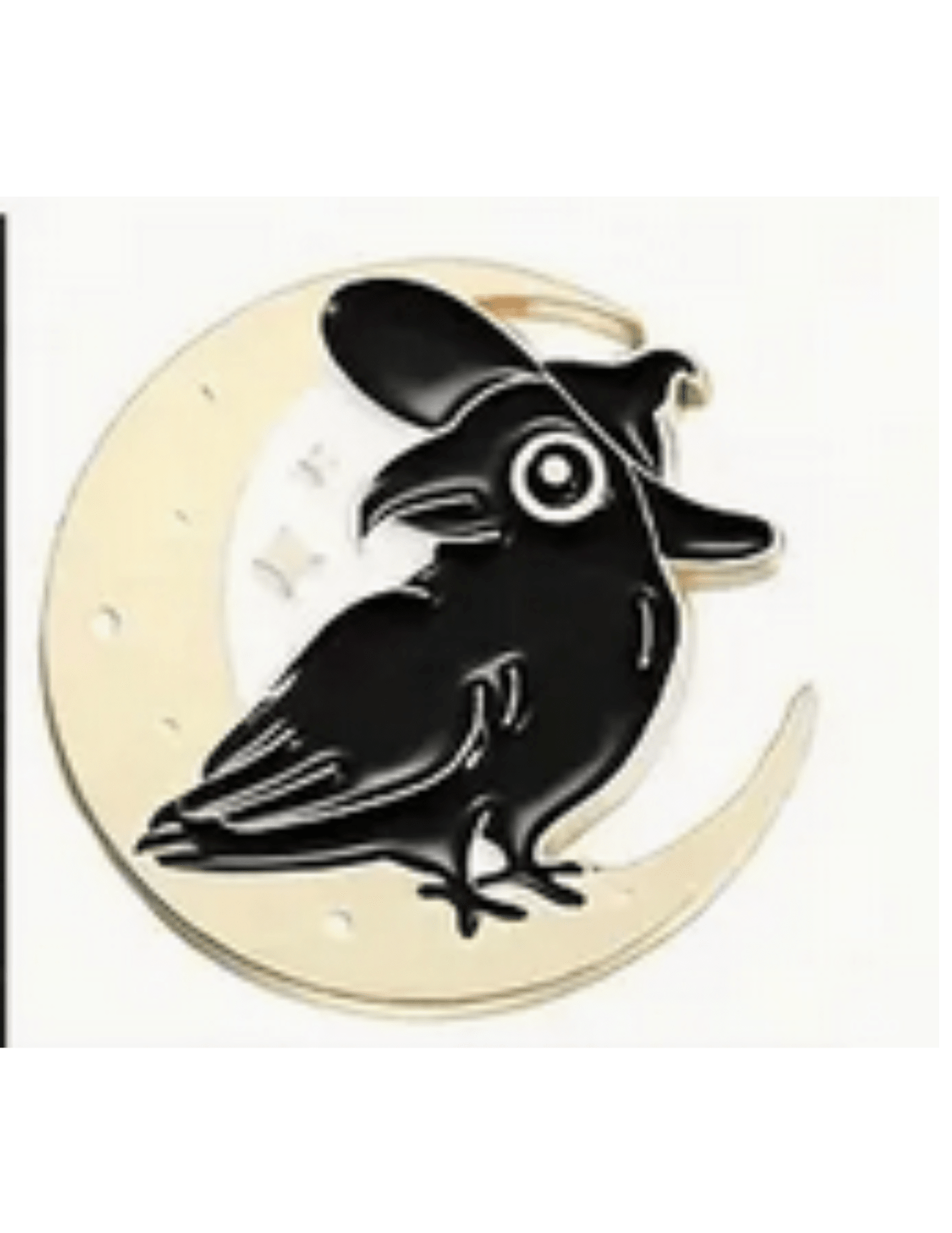 Cartoon Gothic Crow Enamel Pin Raven Accessories - Gothic & Alternative Gift - Haunted