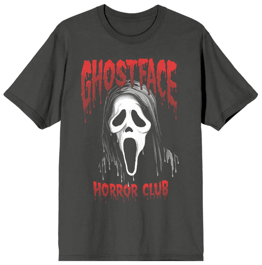 Ghost Face Killer Horror Club Charcoal T-shirt: XL