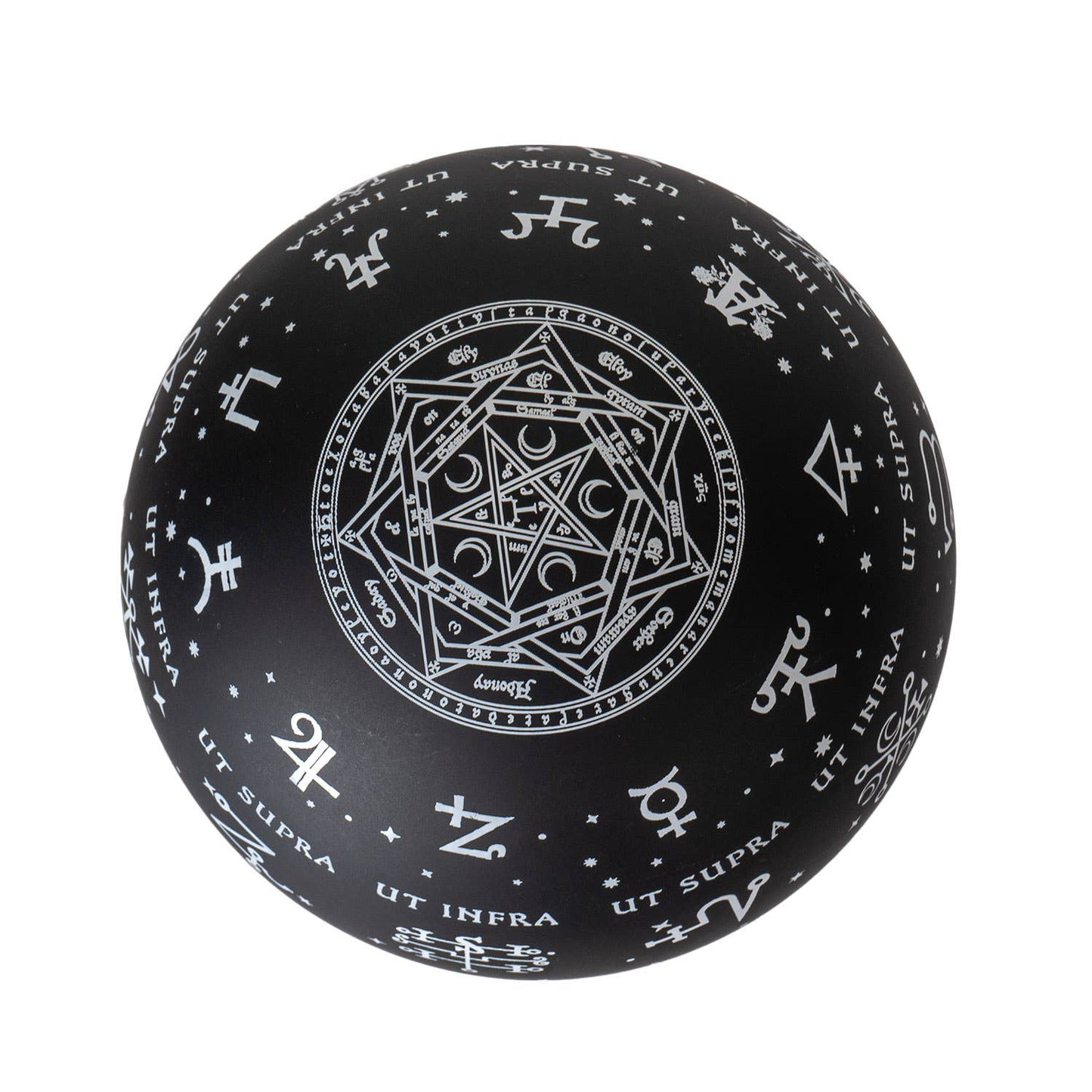 Angels & Demons LED Glass Globe Light Table Lamp Lantern