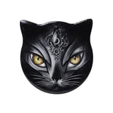 Sacred Black Cat Shaped Coaster