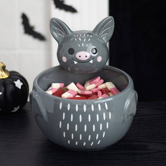 Cute Bat Halloween Treat Bowl