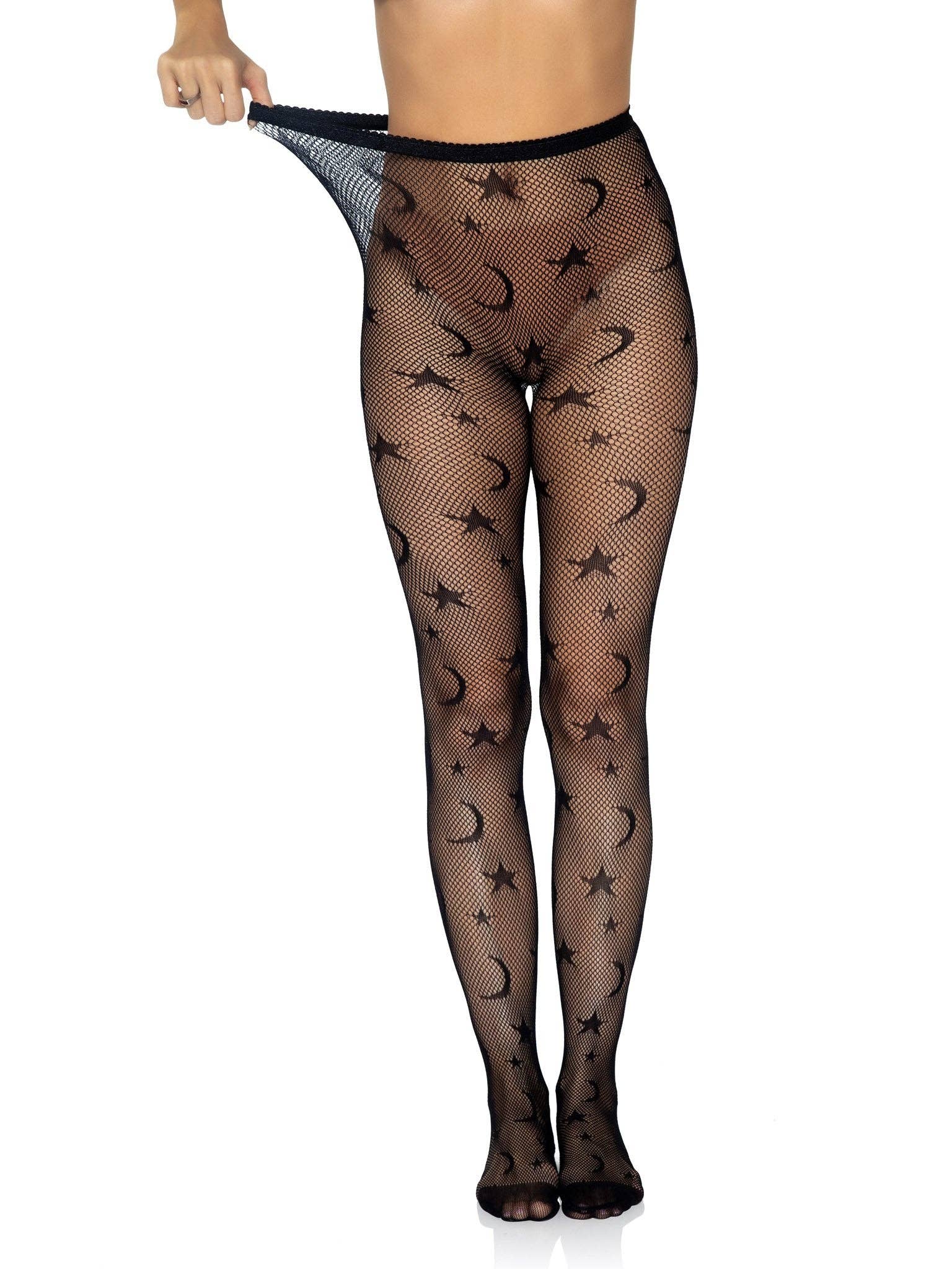 Celestial Fishnet Tights Gothic Witch Costumes - Gothic & Alternative Gift - Haunted