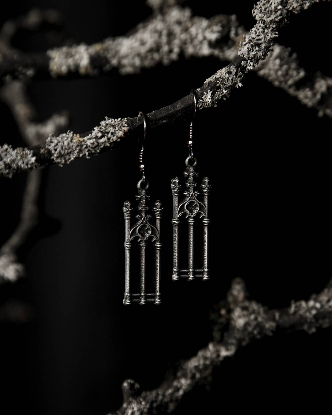 Cemetery Gates Earrings Jewelry - Gothic & Alternative Gift - Haunted