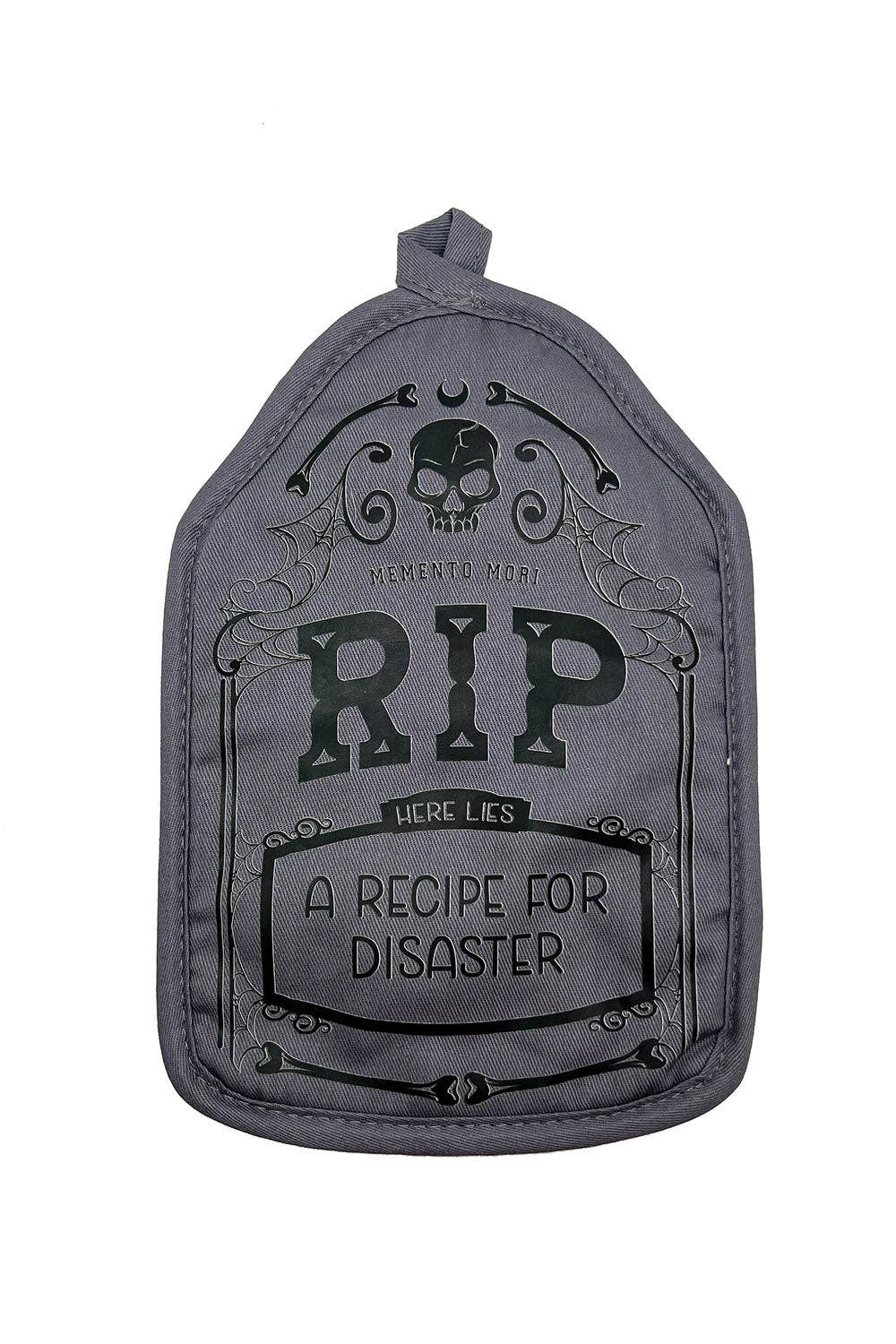 Cemetery Pot Holders Set Kitchenware - Gothic & Alternative Gift - Haunted