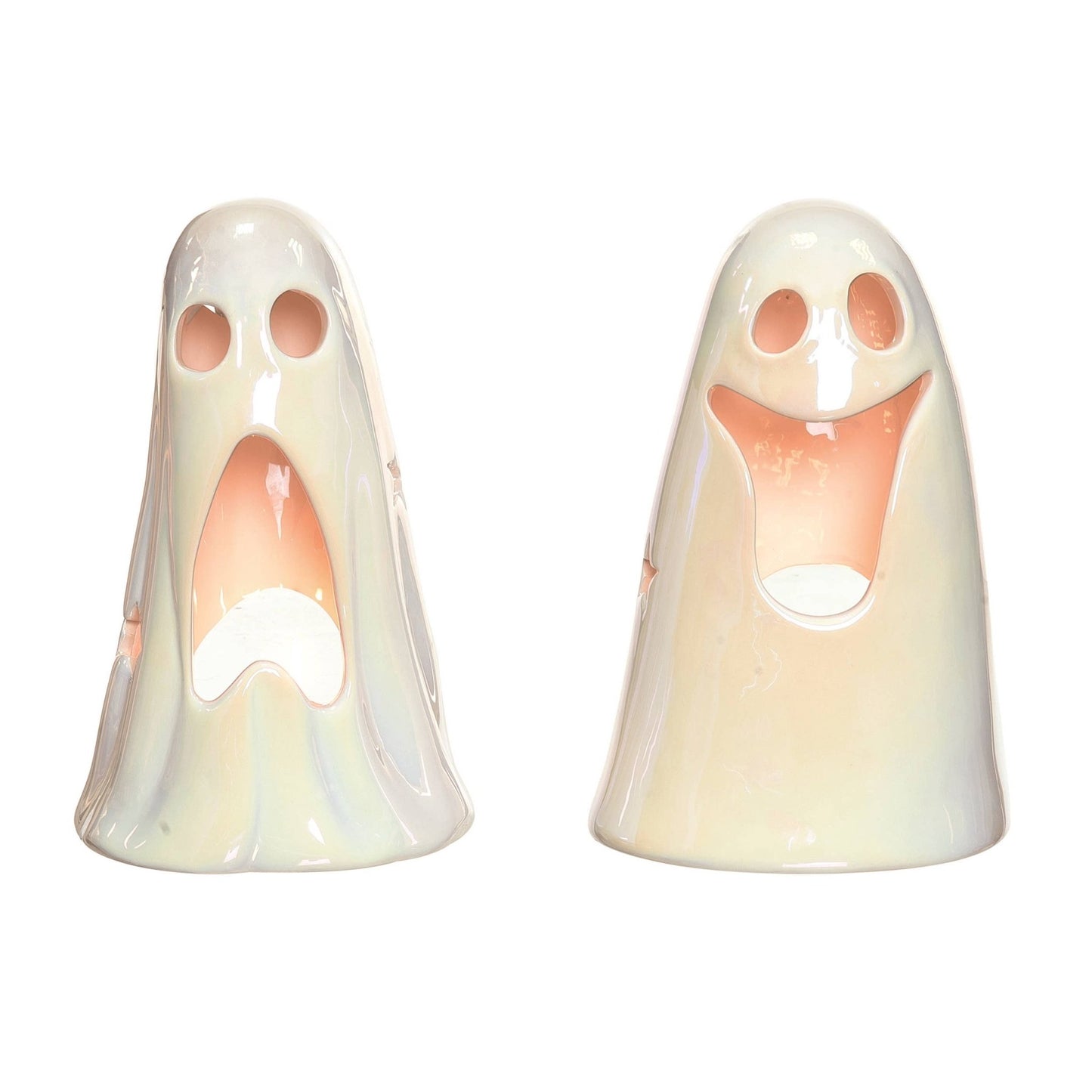 Ceramic Ghost Candle Votive X Large Candles - Gothic & Alternative Gift - Haunted