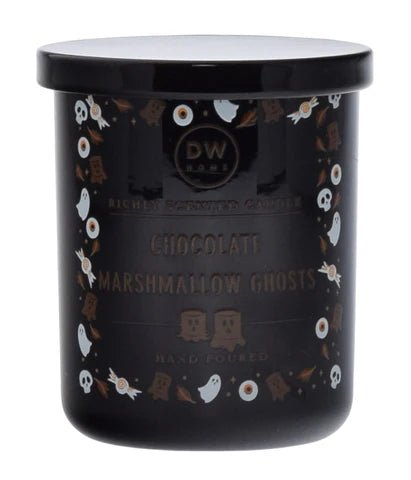 Chocolate Marshmallow Ghosts - Mini Glass Candle Candles - Gothic & Alternative Gift - Haunted