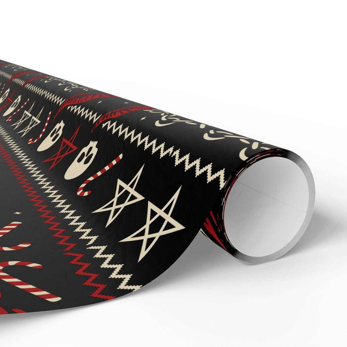 Christmas Horror Krampusnacht Gift Wrapping Paper Roll Wrapping Paper - Gothic & Alternative Gift - Haunted