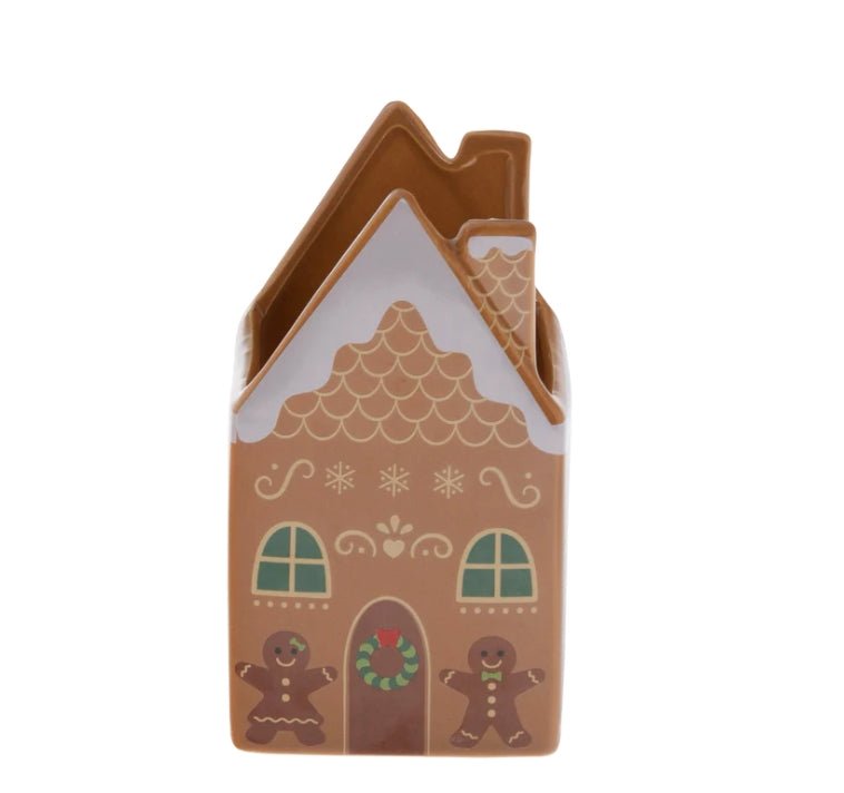 Christmas Morning Gingerbread House Icon Ceramic Candle Candles - Gothic & Alternative Gift - Haunted