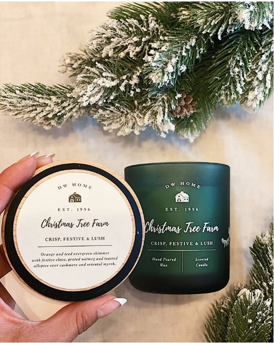 Christmas Tree Farm Glass Candle Candles - Gothic & Alternative Gift - Haunted