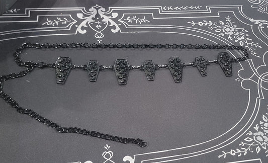 Coffin adjustable Hat chain - Gothic & Alternative Gift - Haunted