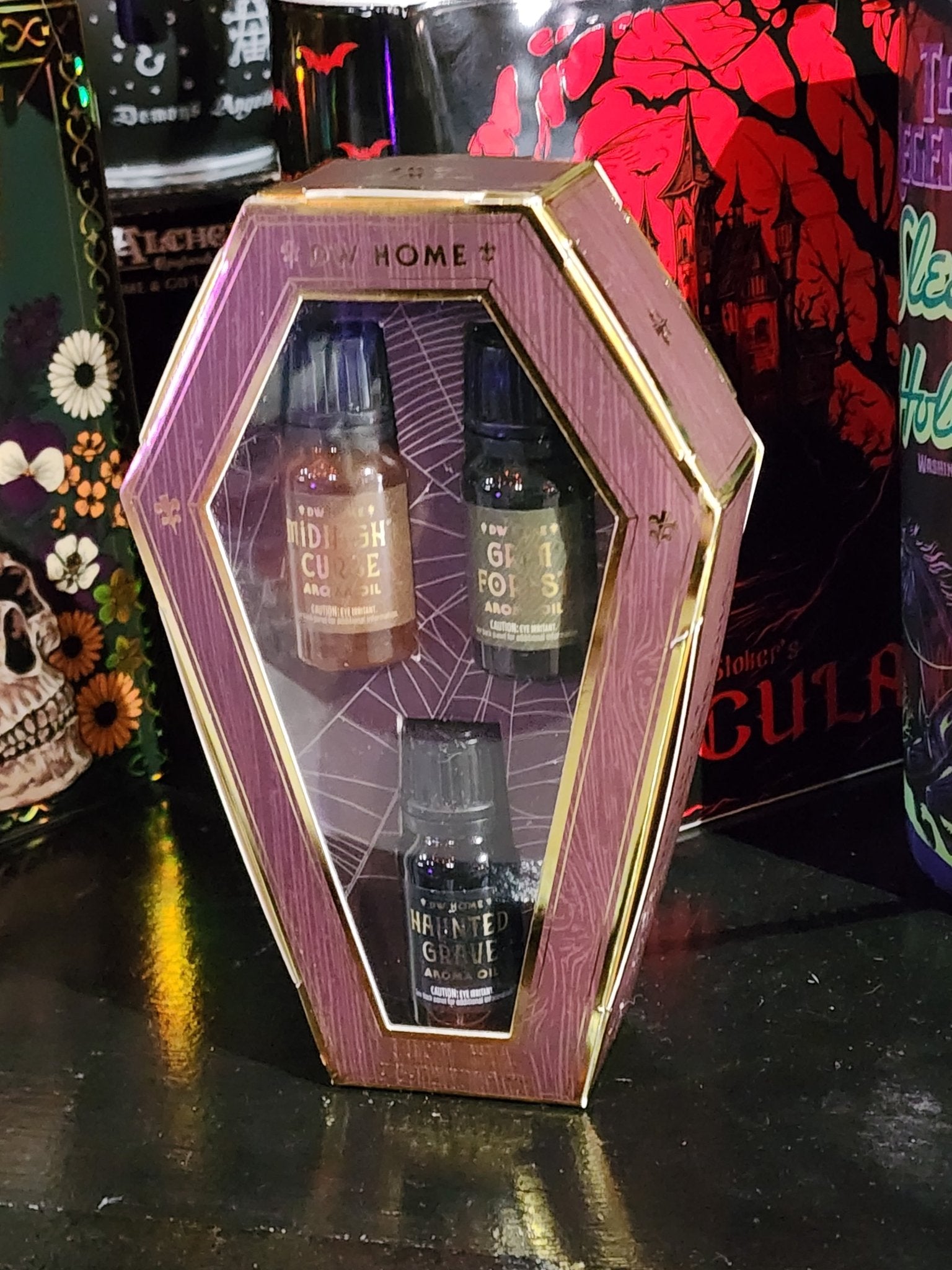 Coffin Shaped Scary Cute Aroma therapy oils Fragrance, incense, candle Incense - Gothic & Alternative Gift - Haunted
