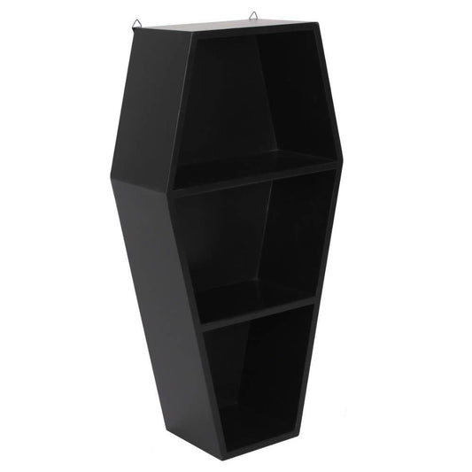Coffin Shaped Wall Shelf Shelf - Gothic & Alternative Gift - Haunted