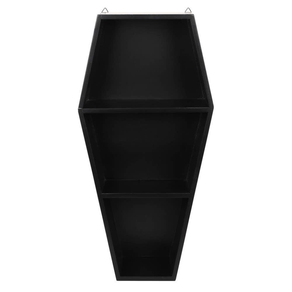 Coffin Shaped Wall Shelf Shelf - Gothic & Alternative Gift - Haunted