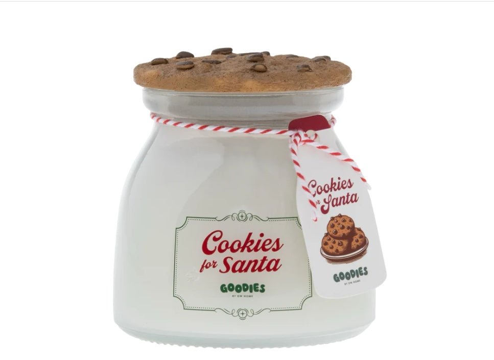Cookies for Santa Cookie Jar Icon Ceramic Candle Christmas Holiday Candles - Gothic & Alternative Gift - Haunted