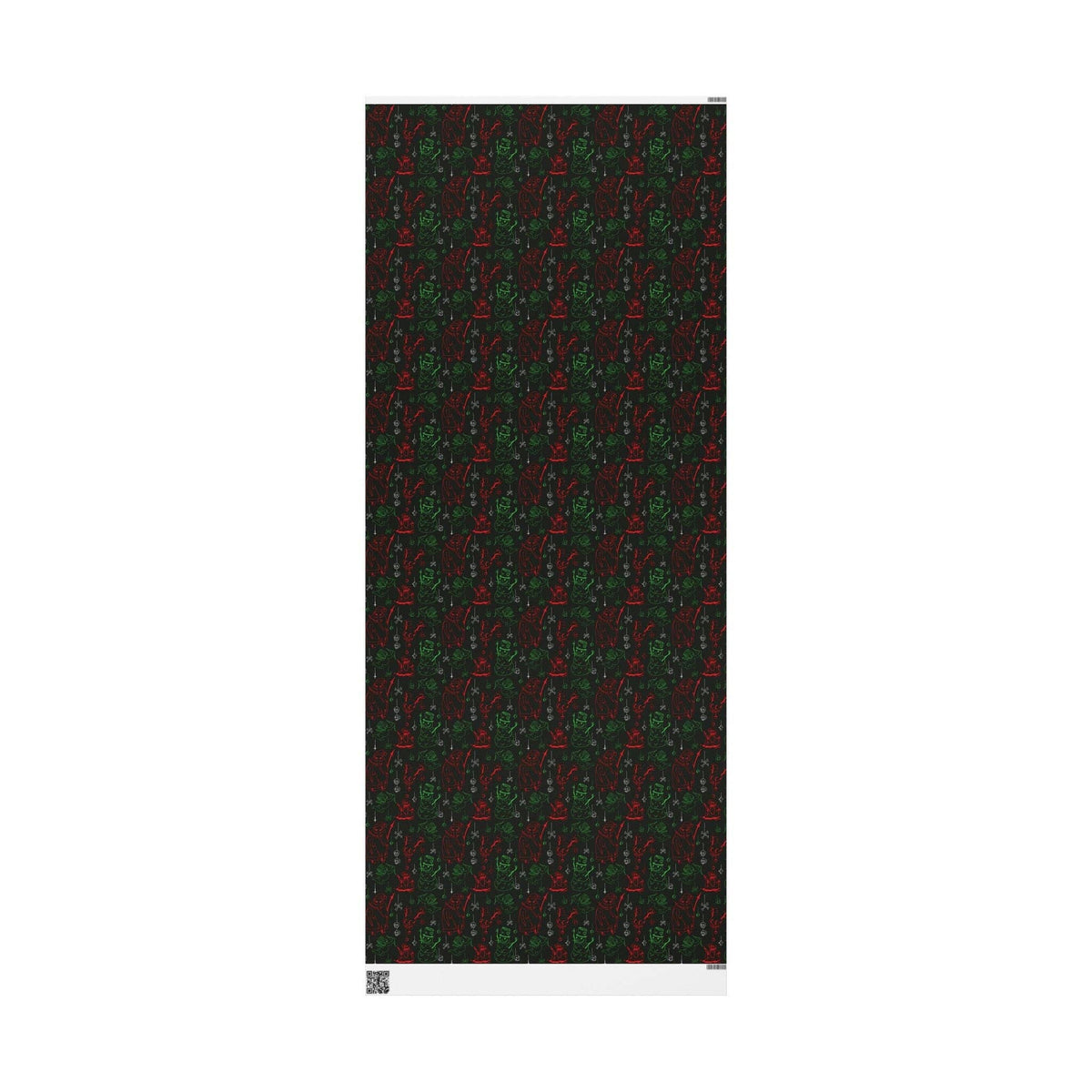 Creepmas Cheer Creepy Santa, Snowman, Skull Gift Wrapping Paper Wrapping Paper - Gothic & Alternative Gift - Haunted