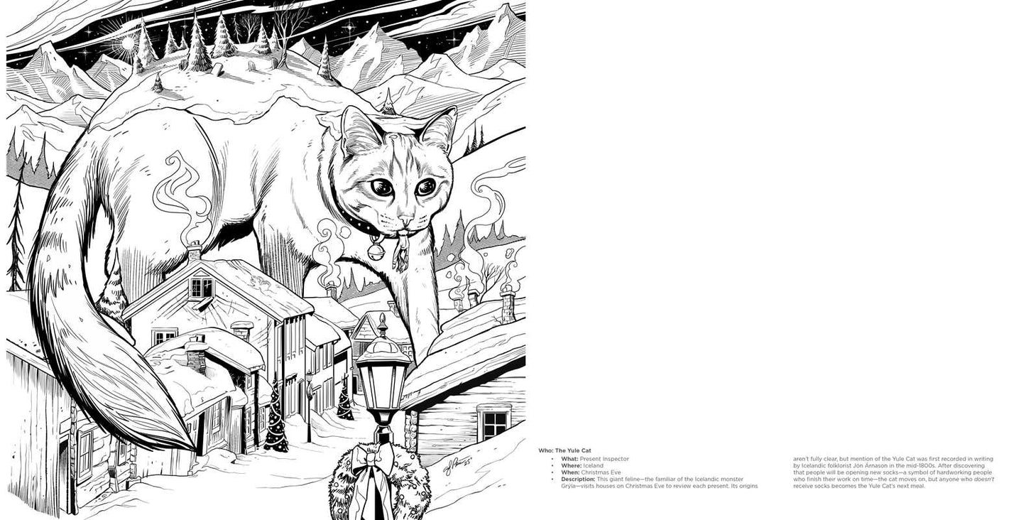 Creepy Krampus Coloring Book by: Paperback; 64 pages / English - Gothic & Alternative Gift - Haunted