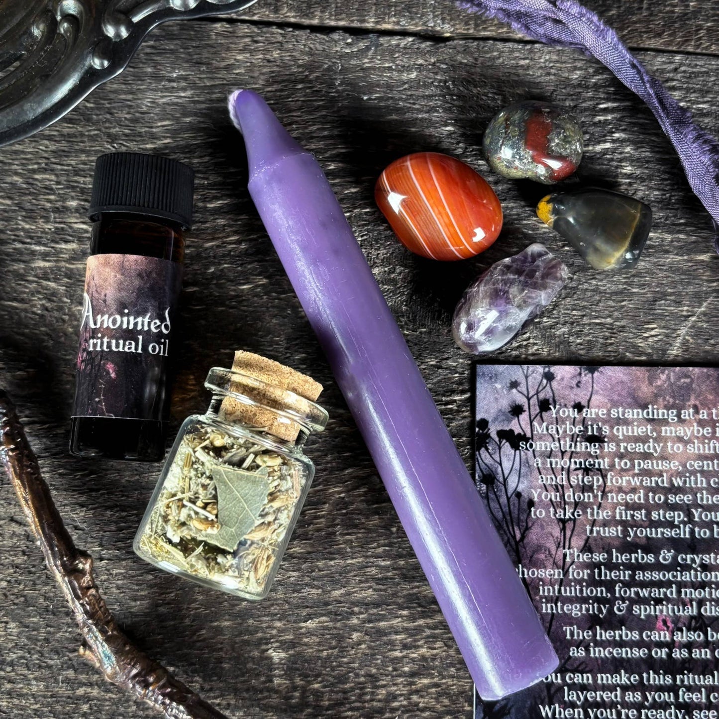 Crossroads Spell Kit • Liminal Space Work • Witchcraft Crystals - Gothic & Alternative Gift - Haunted