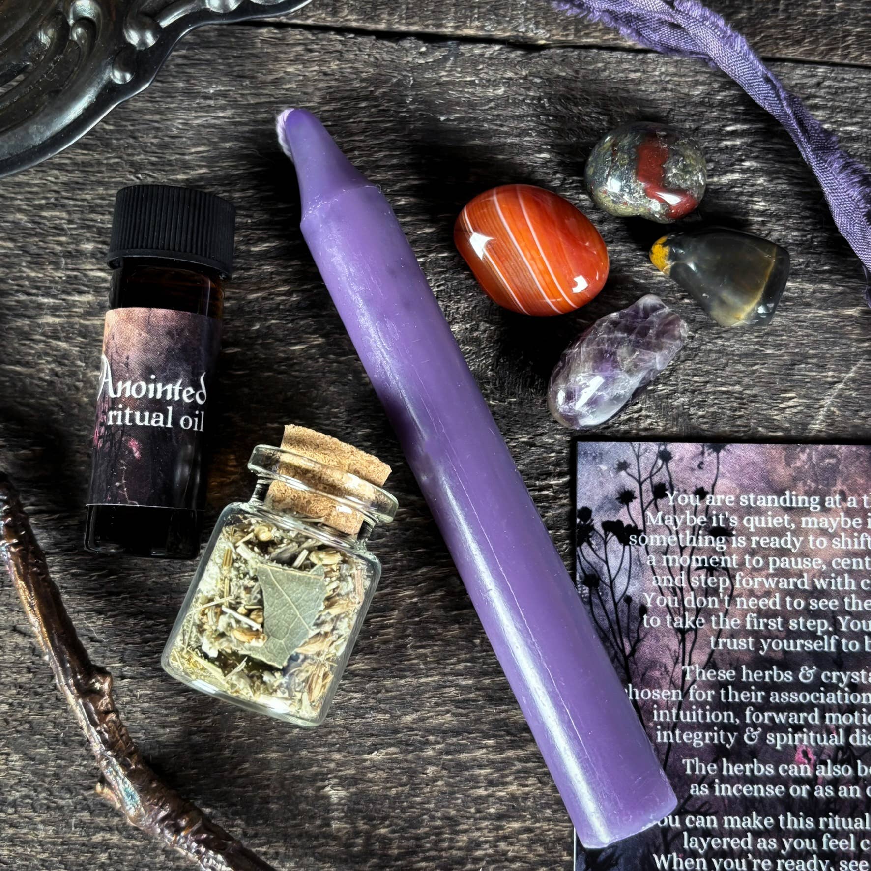 Crossroads Spell Kit • Liminal Space Work • Witchcraft Crystals - Gothic & Alternative Gift - Haunted