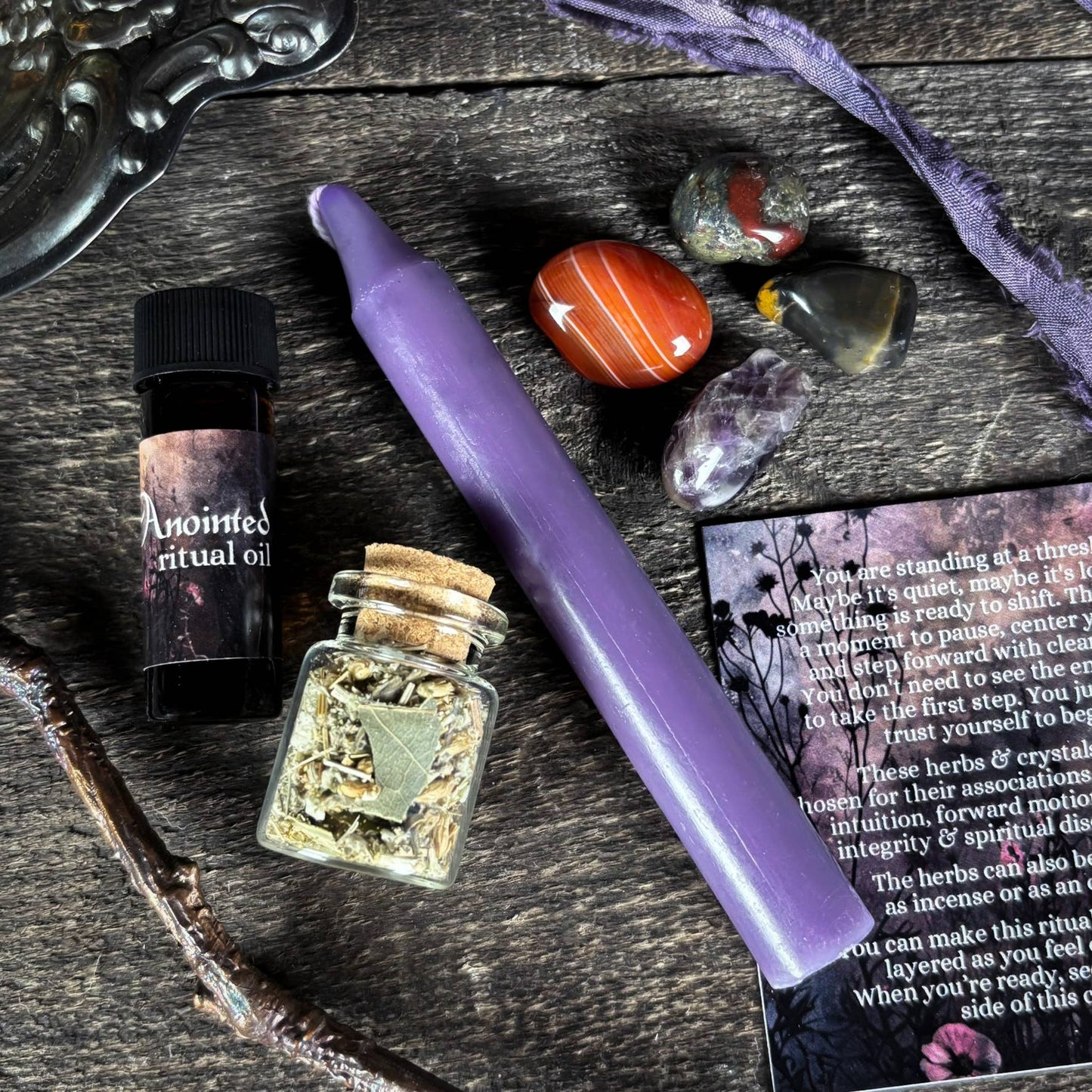 Crossroads Spell Kit • Liminal Space Work • Witchcraft Crystals - Gothic & Alternative Gift - Haunted