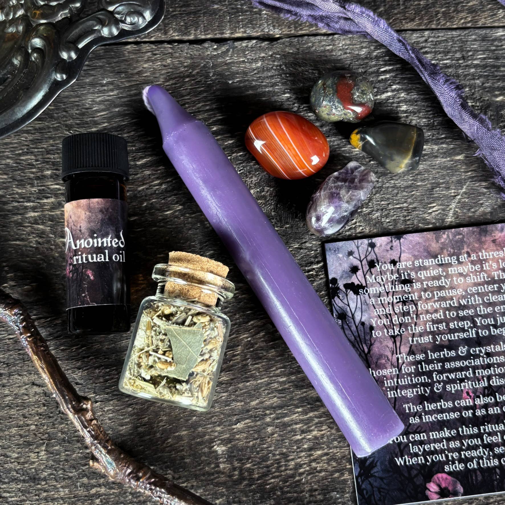 Crossroads Spell Kit • Liminal Space Work • Witchcraft Crystals - Gothic & Alternative Gift - Haunted