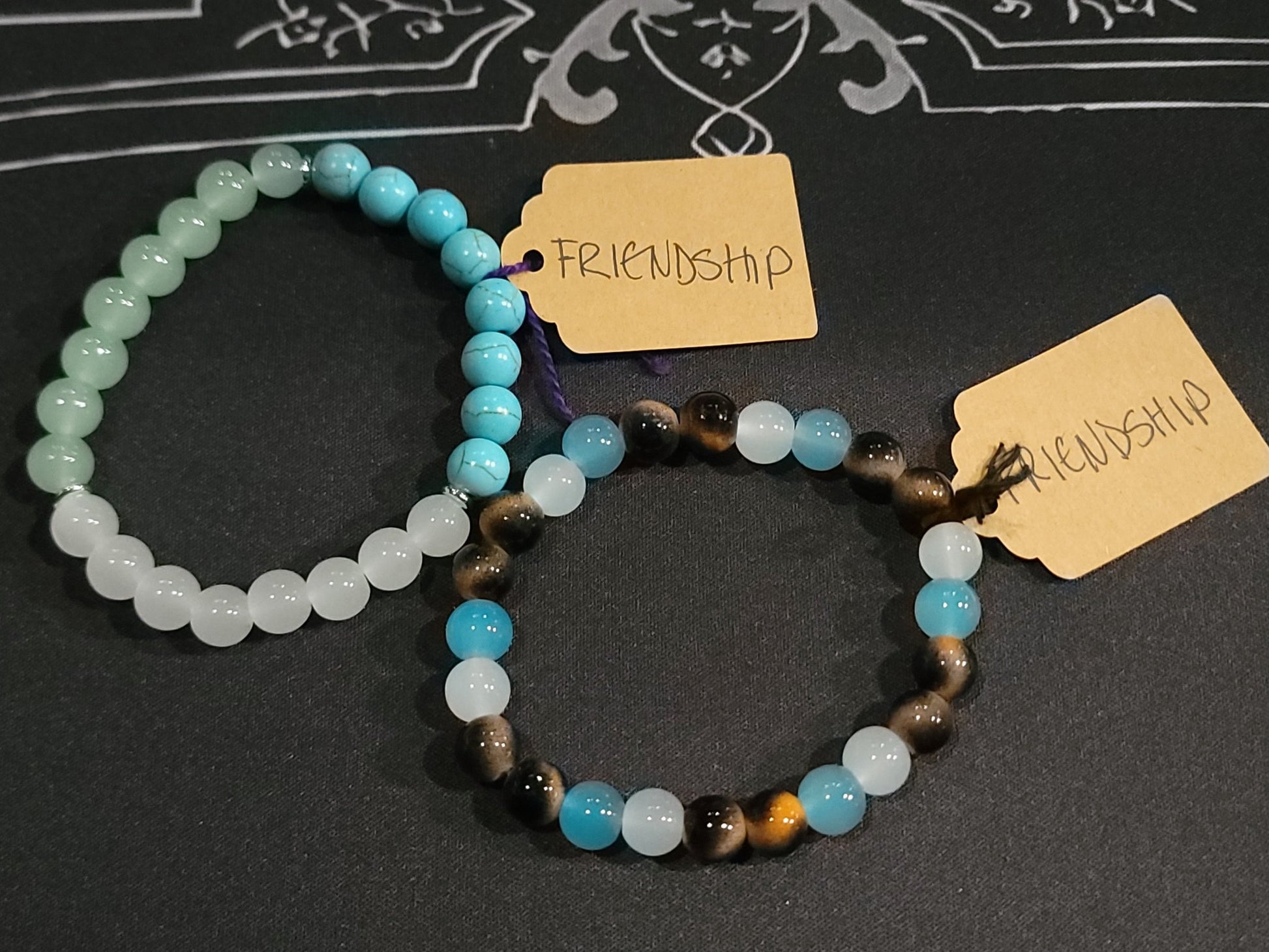 Crystal Intention Bracelets - Gothic & Alternative Gift - Haunted