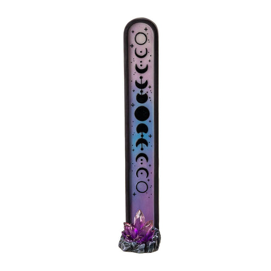 Crystal Moon Phase Incense Burner Incense - Gothic & Alternative Gift - Haunted