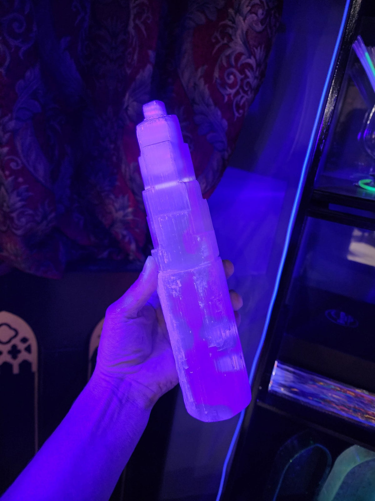 Crystal Selenite Tower Large Crystals - Gothic & Alternative Gift - Haunted