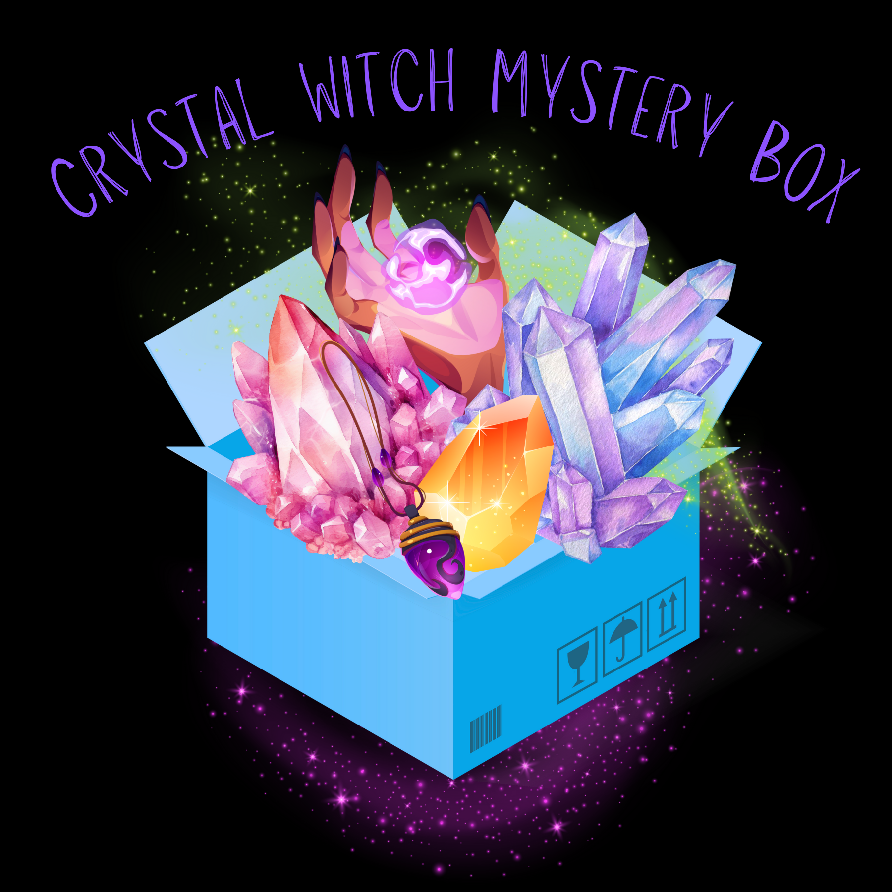 Crystal Witch Mystery Box Mystery Box - Gothic & Alternative Gift - Haunted