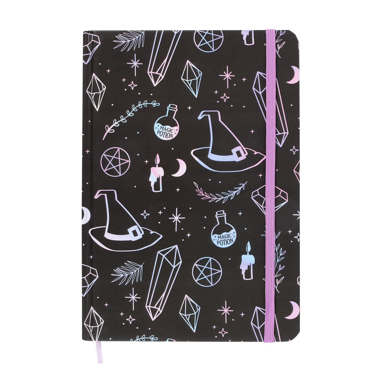 Crystal Witch Notebook Notebook - Gothic & Alternative Gift - Haunted