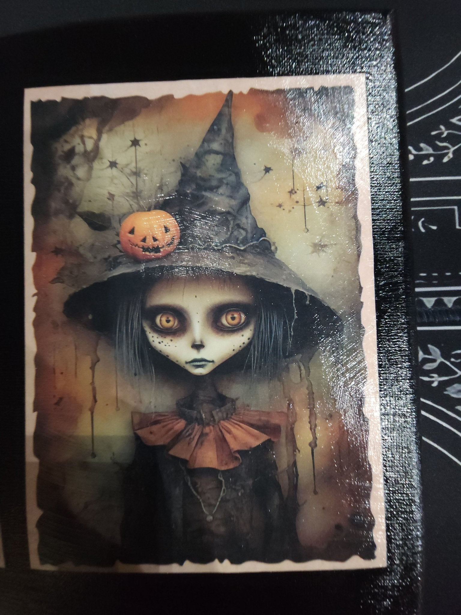 Cursed Creepy Children Print on Canvas Wall Hanging - Gothic & Alternative Gift - Haunted