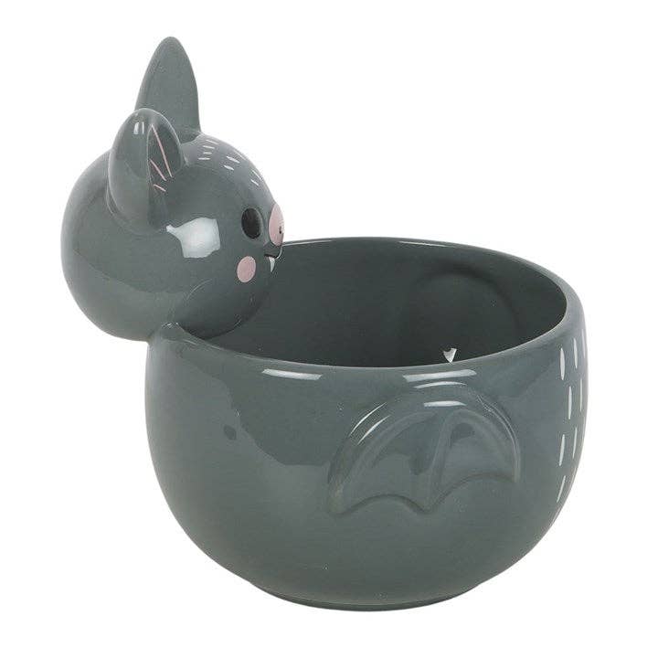 Cute Bat Halloween Treat Bowl Kitchenware - Gothic & Alternative Gift - Haunted