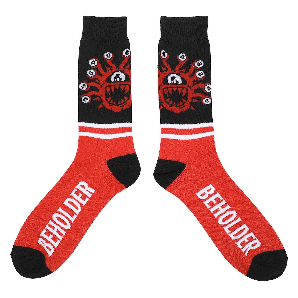 Dungeons & Dragons Men's Monster Crew Socks, 3-Pair Set