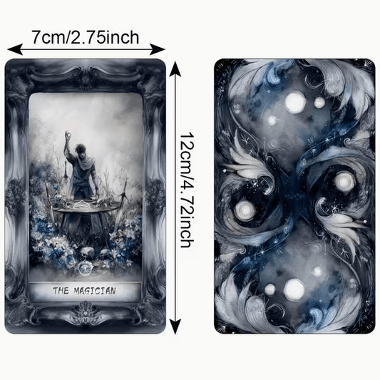 Dark Fantasy Tarot Card Deck – 78 Gothic Divination Cards Witch Supplies - Gothic & Alternative Gift - Haunted
