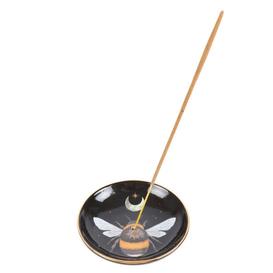 Dark Forest Bee Ceramic Incense Dish Incense Holders, - Gothic & Alternative Gift - Haunted