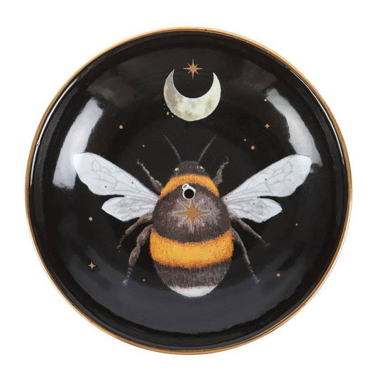 Dark Forest Bee Ceramic Incense Dish Incense Holders, - Gothic & Alternative Gift - Haunted