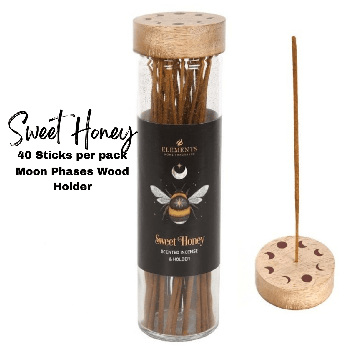 Dark Forest Incense Sticks with holder White Sage, Wild berry, Honey, Patchouli Incense and Incense Holders,Incense, - Gothic & Alternative Gift - Haunted