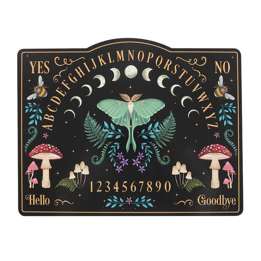 Dark Forest Talking Board Luna Moth Witch Supplies - Gothic & Alternative Gift - Haunted