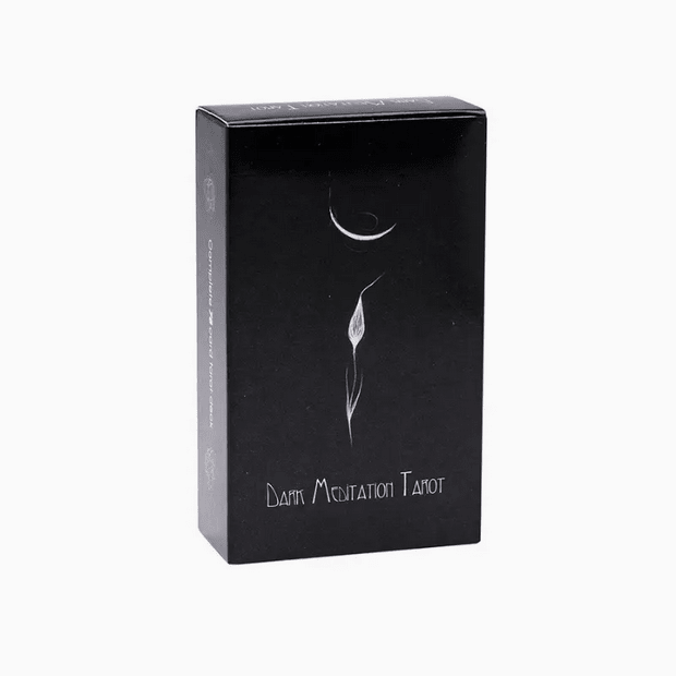 Dark Meditation Tarot Deck Witch Supplies - Gothic & Alternative Gift - Haunted